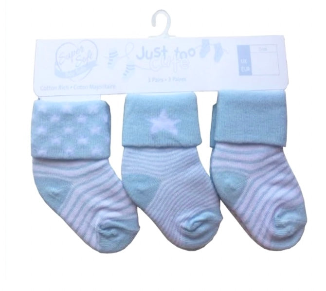 3 Pack Baby Socks